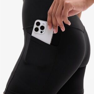 Athleta Women's Black Biker Shorts